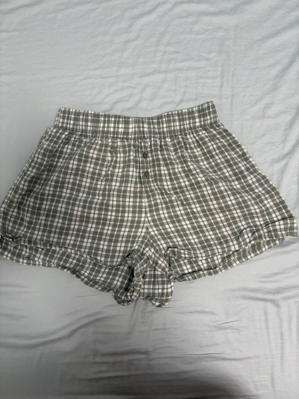 wild fable Olive Plaid Shorts